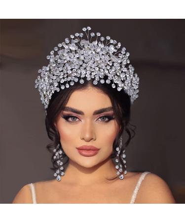 Silver Rhinestone Wedding Headpiece - Handmade Bridal Headband for Women - Buy Online on GoSupps.com