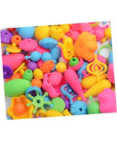 KONTONTY 1 Box Toys Bracelets DIY Necklaces Beads Little Girl Jewelry Jewelry Cute Bracelets for Little Girl Necklace Necklace Rayan Toys for Pop Snap Beads - Buy Online on GoSupps.com