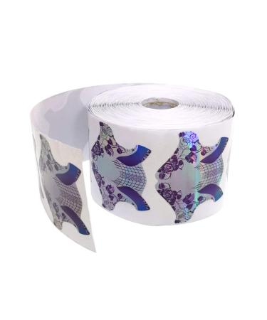 Laser Silver Nail Forms 100pcs - Nail Tips for Gel and Acrylic Extensions - Buy Online on GoSupps.com