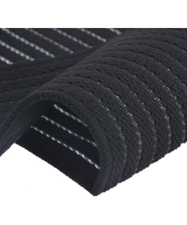 Breathable Elastic Sports Support Brace Band - 40cm Black for Exercise, Martial Arts, Tennis, Weight Lifting - Buy Online on GoSupps.com