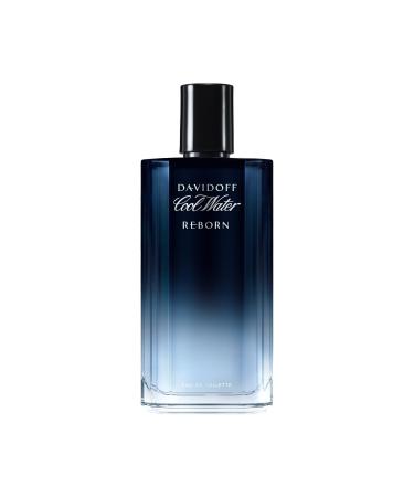 Davidoff Cool Water Reborn Eau de Toilette Woody Men's Cologne With Notes of Rosemary Galbanum & Vetiver Long Lasting Fragrance 4.2 Fl Oz (Pack of 1)