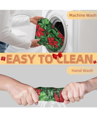 Christmas Flower Leaf Beard Bib Apron - Non-Stick Waterproof Hair Catcher for Men | Perfect Grooming Gift - Buy Online on GoSupps.com