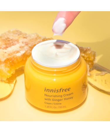 Innisfree Ginger Honey Nourishing Cream Face Moisturizer 1.69 Fl Oz - Hydrating Treatment - Buy Online on GoSupps.com