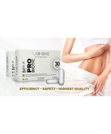 LAB ONE N1 ProBiotic + Prebiotic 30 Capsules - Modern SYNBIOTYK - Buy Online on GoSupps.com
