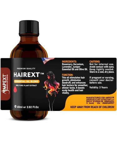 Hairext Essential Oil Blend Select Grade 60ml - Buy Online on GoSupps.com