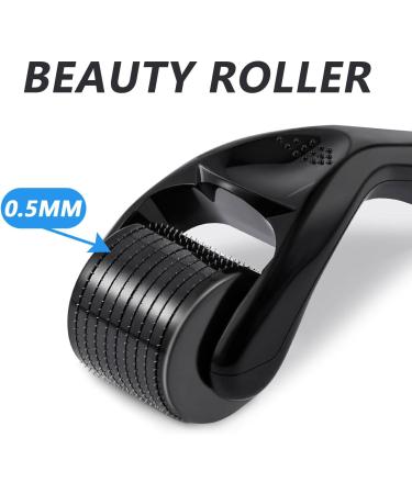 Derma Roller Roller for Beard Microneedle Roller For Face Beard Roller Stimulate Beard and Hair Growth Microneedling Roller for Men and Women Stimulate Hair Growth Facial Skin Care - Buy Online on GoSupps.com