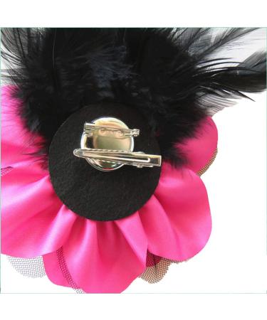 Cheerlife Pink Corsage Rose Hair Flower Clip | Hair Accessories for Women & Men | Stylish Hair Clips & Brooches - Buy Online on GoSupps.com