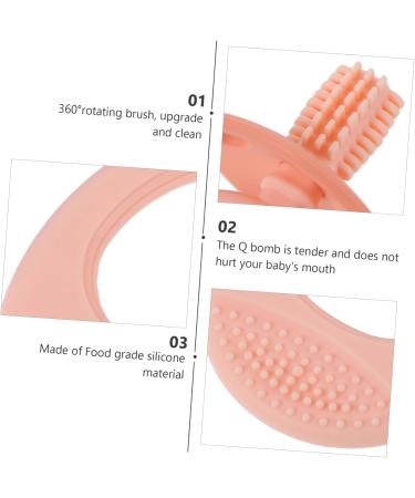 Frcolor 16 STK Silicone Toothbrush for Kids - Baby & Toddler Chew Toys for Molar Cleaning | Safe & Fun Oral Care - Buy Online on GoSupps.com