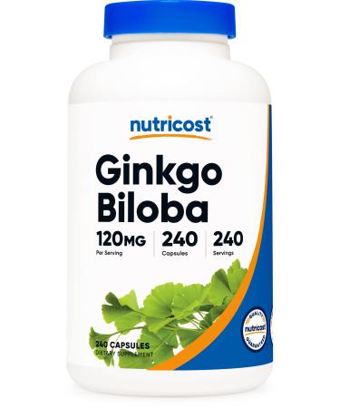 Nutricost Ginkgo Biloba 120mg - 240 Capsules