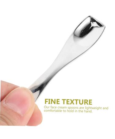 Ipetboom 3pcs Facial Cream Scoop Metal Makeup Applicator for Skincare Products for Eye Cream and Diy Makeup Easy to Use No Waste Suitable for Bottles - Buy Online on GoSupps.com