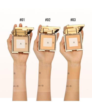 Oil Control Face Pressed Powder - Waterproof Matte Translucent Setting Powder for Oily Skin & All Skin Types (#03) - Shine Free Touch-Proof Soft Finish - Buy Online on GoSupps.com