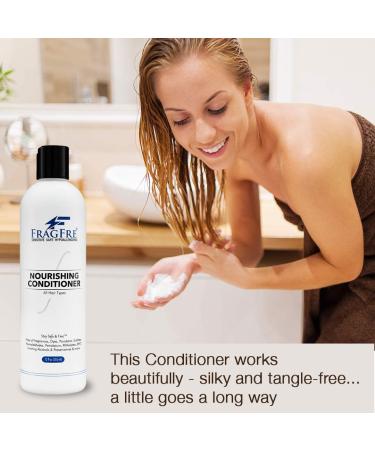 FRAGFRE Fragrance Free Conditioner 12 oz - Hypoallergenic & Parabens Free - For Sensitive Skin - Deep Conditioning - Vegan & Gluten Free - Buy Online on GoSupps.com