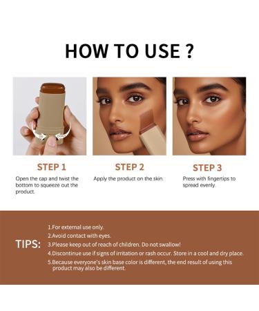 Beauty Balm Serum Boosted Skin Tint Solid Tinted Moisturizing Serum Contour Stick Foundation Face Stick for Women Brightens Hydrates Natural Finish Makeup (05#) 05# 0.04 Ounce (Pack of 1) - Buy Online on GoSupps.com
