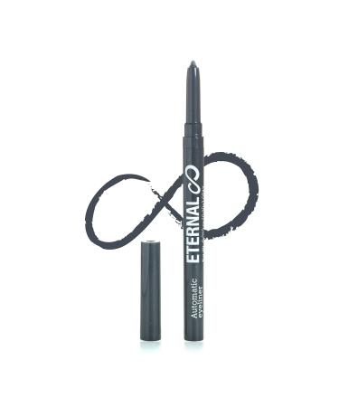 Eternal Cosmetics Automatic Water Resistant Eyeliner   Easy Glide-on for a Professional All Day Smokey or Dramatic Effect  Long Lasting and No Smudge Mechanical Eye Pencil (Gray)
