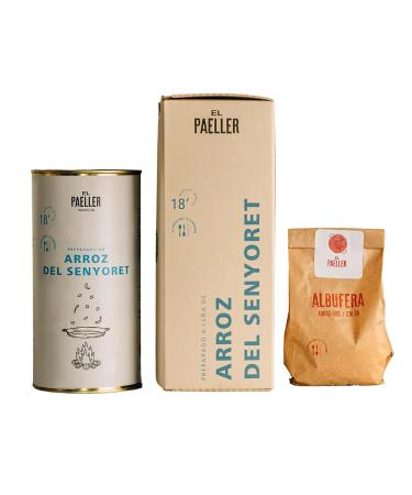 El Paeller Wood-Fired Paella Kit from Valencia, Spain | Includes Cooking Base & Rice | Makes 3 Servings | Seafood Paella - Buy Online on GoSupps.com