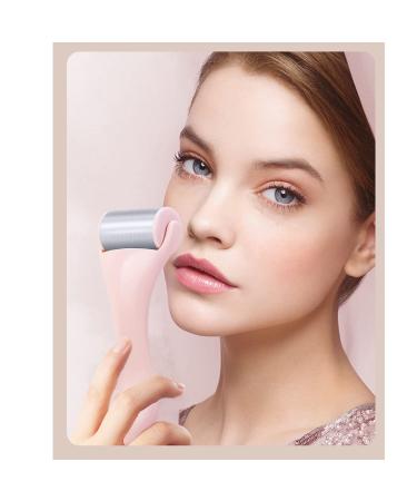 Stainless Steel Ice Roller for Face and Eye - Facial Massager for Puffiness, Migraine, Pain Relief and Minor Injuries - Pink - Buy Online on GoSupps.com