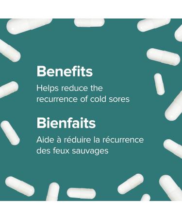 Webber Naturals L-Lysine 500 mg 60 Capsules Prevents Cold Sores Vegan - Buy Online on GoSupps.com
