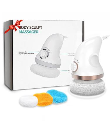 Cellulite massage device anti-cellulite hand massage lymph drainage device with 3 washable pads cellulite massage device electrical for belly/leg/arms - Buy Online on GoSupps.com