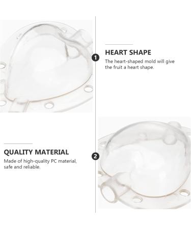 SUPVOX 15 Pcs Fruit Shaping Vegetables Growth Molds Vegetable Growing Molds Watermelon Heart-Shaped 4.5x4cmx3pcs Whitex3pcs - Buy Online on GoSupps.com