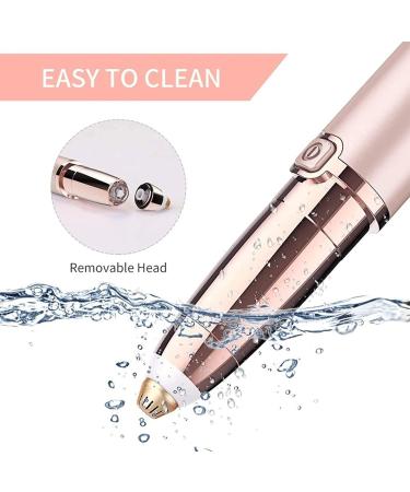 Buy Electric Eyebrow Trimmer Pen - Painless Facial Hair Remover for Women | Mini Shaver Razors in Gold | International Shipping Available - Buy Online on GoSupps.com