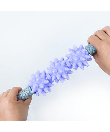 Hedgehog Ball Muscle Massage Roller with Handle - Anti-Cellulite & Relaxation Tool for Back Arms Legs Calves & Thighs | International Shipping Available - Buy Online on GoSupps.com