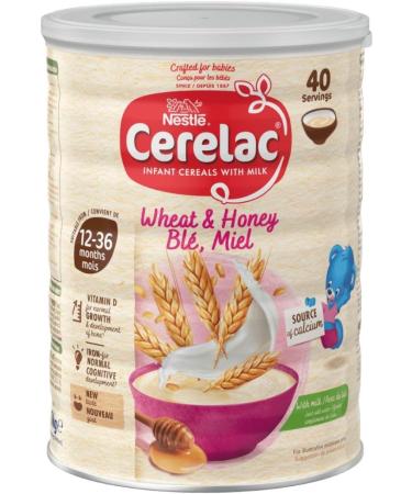 Nestle Cerelac Honey & Wheat with Milk Infant Cereal 1kg - 12 Months+, Pack of 1 - Buy Online on GoSupps.com