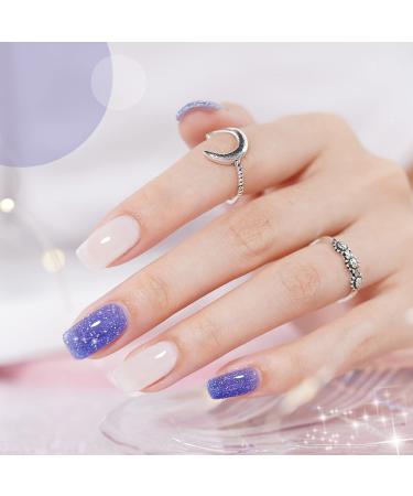 GAOY Jelly Glitter Gel Nail Polish Set - 6 Colors for DIY Manicure & Pedicure | Reflective Pink Green & Blue Gel Kit for Nail Art - Buy Online on GoSupps.com