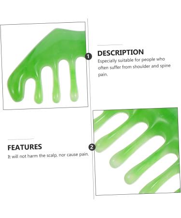 Beavorty 6 STK Massage Comb - Eight Teeth Circulation Scraping Tool for Full Body & Hair Gua Sha Massage - Multifunctional Massage Device - Buy Online on GoSupps.com