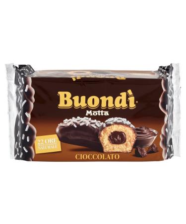 Motta Buondì Cioccolato Snack Dolce da forno con farcitura al cioccolato Sweet pastry with chocolate filling (6 x 46 g) 276 g