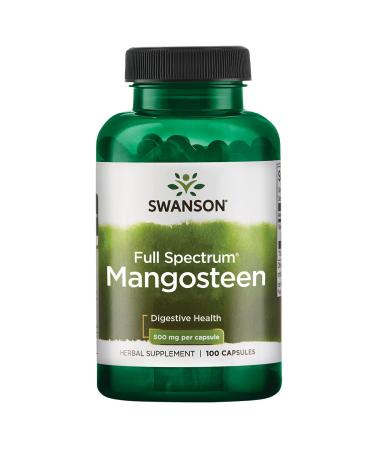 Swanson Full Spectrum Mangosteen- 500 mg 100 Capsules
