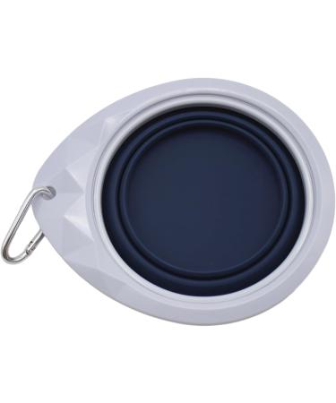 Bepetmia Foldable Reisenapf Bowl for Dogs & Cats | Portable Silicone Travel Water Bowl - 600ml Extra Thick Blue - Buy Online on GoSupps.com