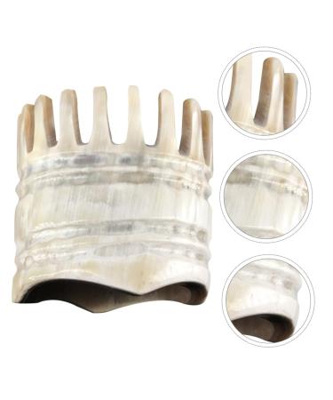 Tovinanna Horn Massage Comb - Portable Hair Wash & Acupuncture Point Comb for Ultimate Relaxation - Buy Online on GoSupps.com