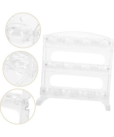 DOITOOL Egg Grid Fridge Eggs Organizer Kitchen Egg Holder Egg Organizer Plastic Refrigerator Decorate Transparent 20.00X20.00X11.00CM - Buy Online on GoSupps.com