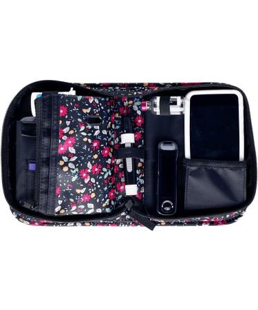 Flora Omnipod Supply Case for Diabetes Supplies - Fits Omnipod 5, Dash, and PDM - Insulin, Test Strips, Lancets, and More - Buy Online on GoSupps.com