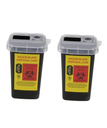 Beavorty 10 STK Klinge Storage Box | Disposable Container for Used Razor Blades & Broken Blades | Safe Plastic Lip & Mussel Shell Design - Buy Online on GoSupps.com