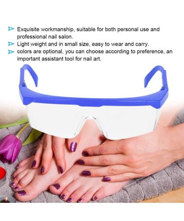 Yuyte Anti-UV Nail Art Glasses | UV Gel Soak & Dust Protection | Perfect for Nail Technicians - Buy Online on GoSupps.com