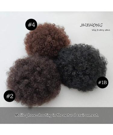 Afro Puff Drawstring Ponytail for Black Women Short Kinky Curly Afro Ponytail Synthetic Hair Afro Bun Drawstring Ponytail for Women(small size(Pack of 2) natural black(2#) small size(Pack of 2) natural black(2#) - Buy Online on GoSupps.com