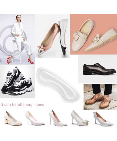 16Pcs Clear Heel Grips Set - Prevent Slipping & Rubbing - Gel Shoe Liners & Protectors - Buy Online on GoSupps.com