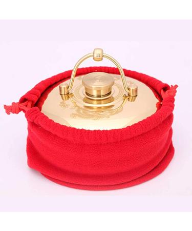 Buy Copper Hot Water Bottle with Knitting Cover | Ideal for Adults & Children - Pain Relief & Comfort - Buy Online on GoSupps.com
