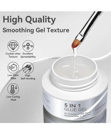 3D Gel | 30ml Strong and Durable Sculpting Nail Glue - Nail Molding Gel | for Beginners Women Home Salon Studio Manicure Care - Buy Online on GoSupps.com