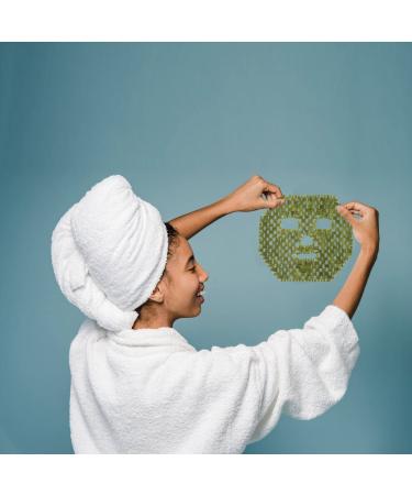 SIMPEXPE 100% Natural Jade Facial Sleep Mask | Anti-Aging Beauty Tool for Puffy Eyes & Dark Circles - Buy Online on GoSupps.com