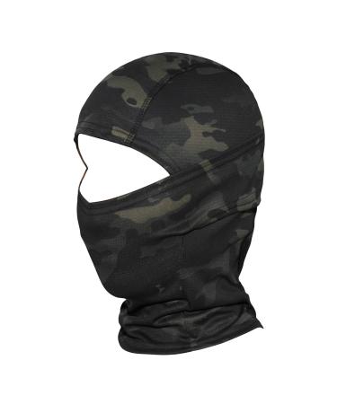 Wtactful Camouflage Tactical Sturm hoods facial hood ski mask UV protection motorcycle and bicycle facial mask Balaclavas for men/women unit size SP-01
