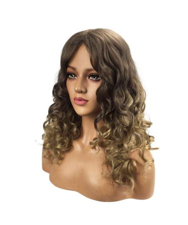 Shop Women's Gradient Long Curly Hairpieces - Stylish European & American Wigs | Rose Net Wig Set - Buy Online on GoSupps.com