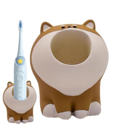 Animal Toothbrush Holder & Stand | Punch-Free Bathroom Organizer for Brushes & Razors - Buy Online on GoSupps.com