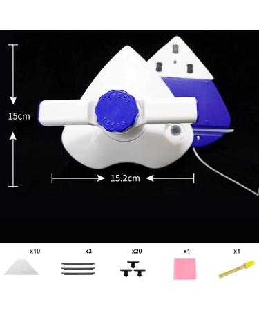 Window Cleaner Wipers Double Side Glass Cleaner Window Clean Brush Window Cleaner Glider Washing Brush Equipment Glass Wiper Cleaning Tool (Red 5 25mm) - Buy Online on GoSupps.com