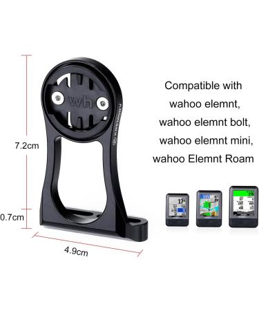 KREMORV Bike Computer Out-Front Mount for Wahoo Elemnt & Mini | Premium Black Accessory - International Shipping Available - Buy Online on GoSupps.com