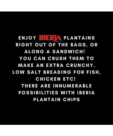 Iberia Plantain Chips Variety Pack of 8 - Salted, Sweet, and Garlic Flavors | 3 Ounce Bags - Buy Online on GoSupps.com
