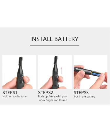 ComeHome Unisex Eyebrow Trimmer - Battery Operated Electric Razor for Women Facial Hair Removal Mustache & Peach Fuzz - Buy Online on GoSupps.com