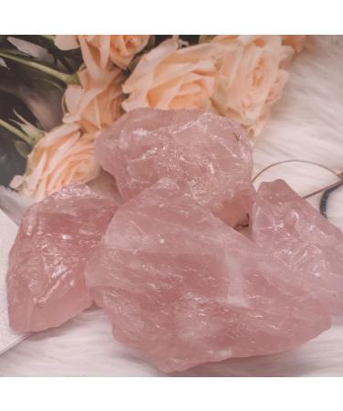 1pcs Natural Raw Pink Rose Quartz Crystal Rough Stone Specimen Crystal Love Natural Stones and Minerals Fish Tank Stone JIZTGEDM (Size : 240-300g) - Buy Online on GoSupps.com