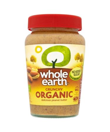 Whole Earth Whole Earth Organic Crispy Peanut Butter No Added Sugar (340g) - Pack of 2